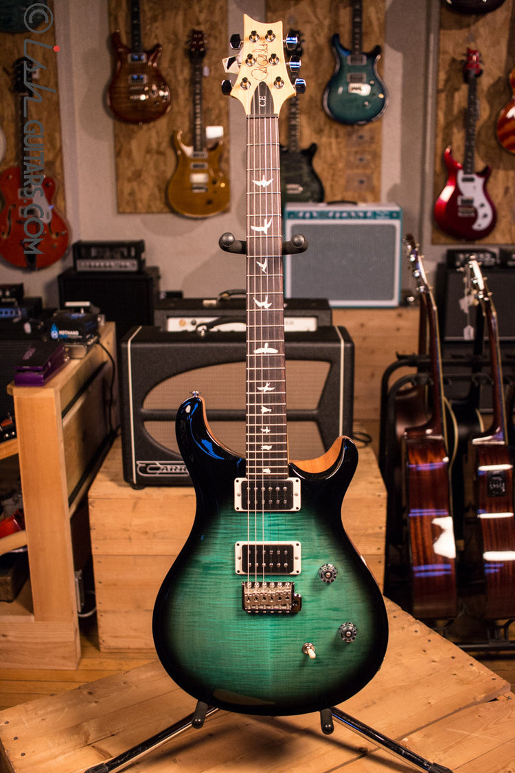Paul Reed Smith PRS CE24 Custom Color Teal Burst Natural Back