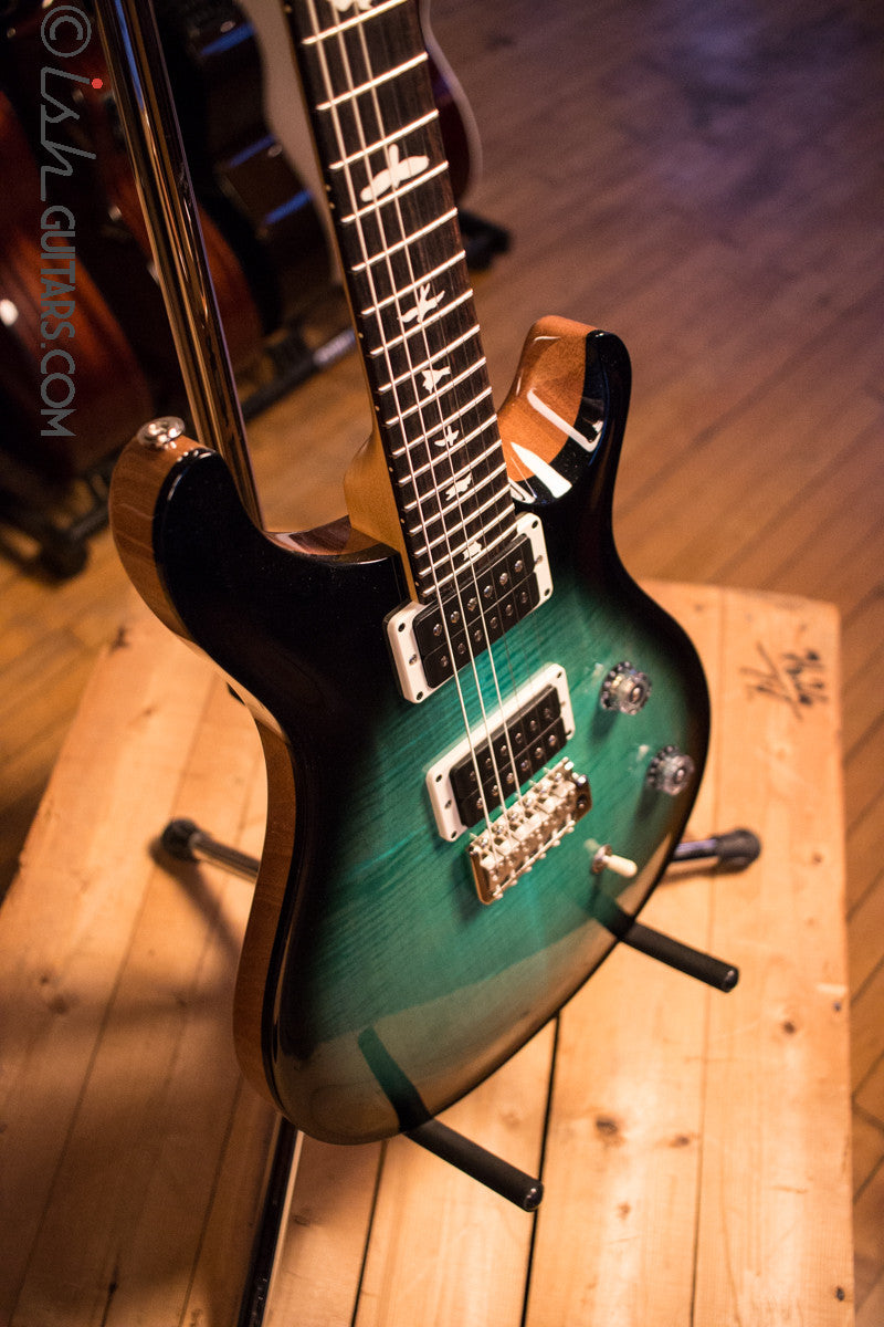 Paul Reed Smith PRS CE24 Custom Color Teal Burst Natural Back Electric Guitar