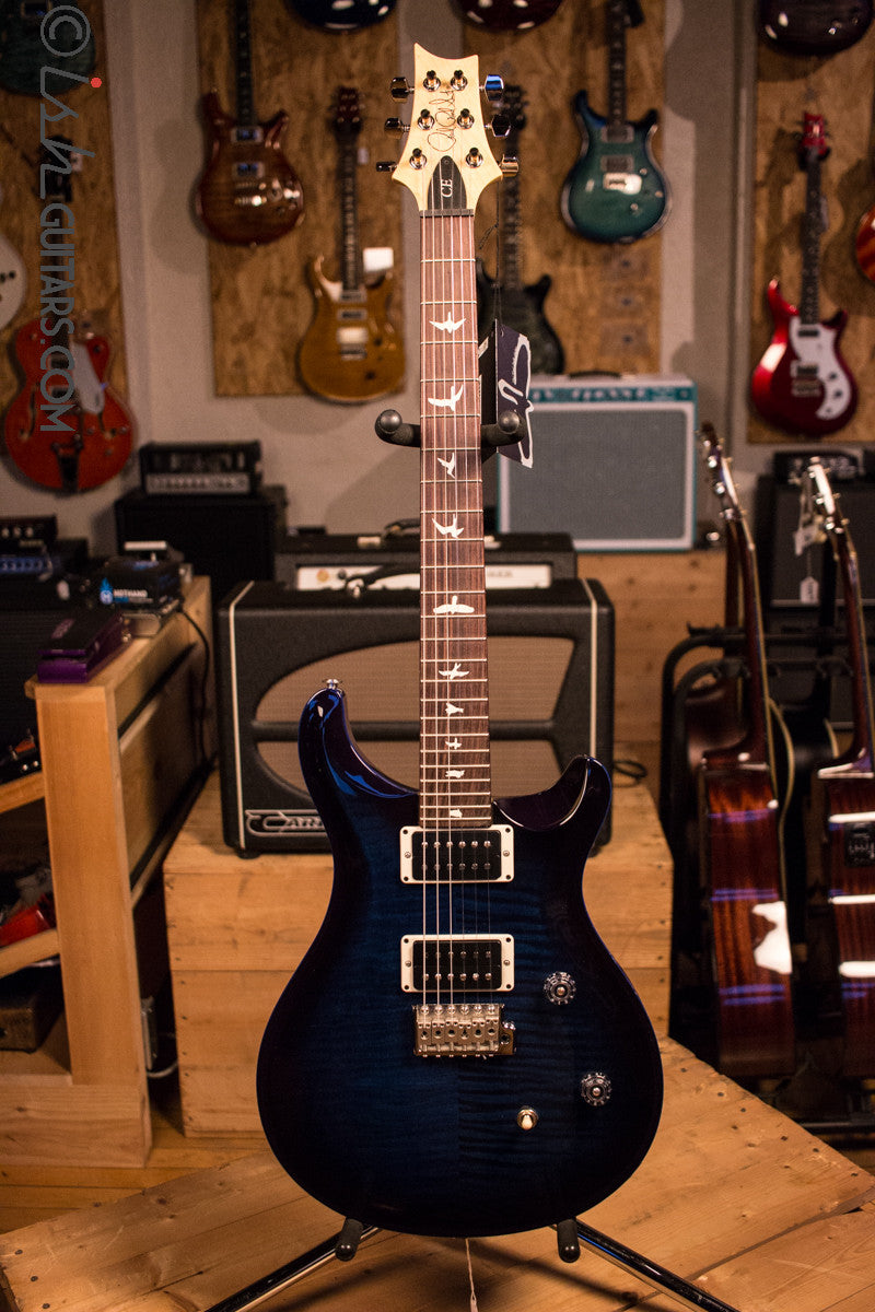 Paul Reed Smith PRS CE Custom Color Whale Blue Smokeburst with Blue Binding