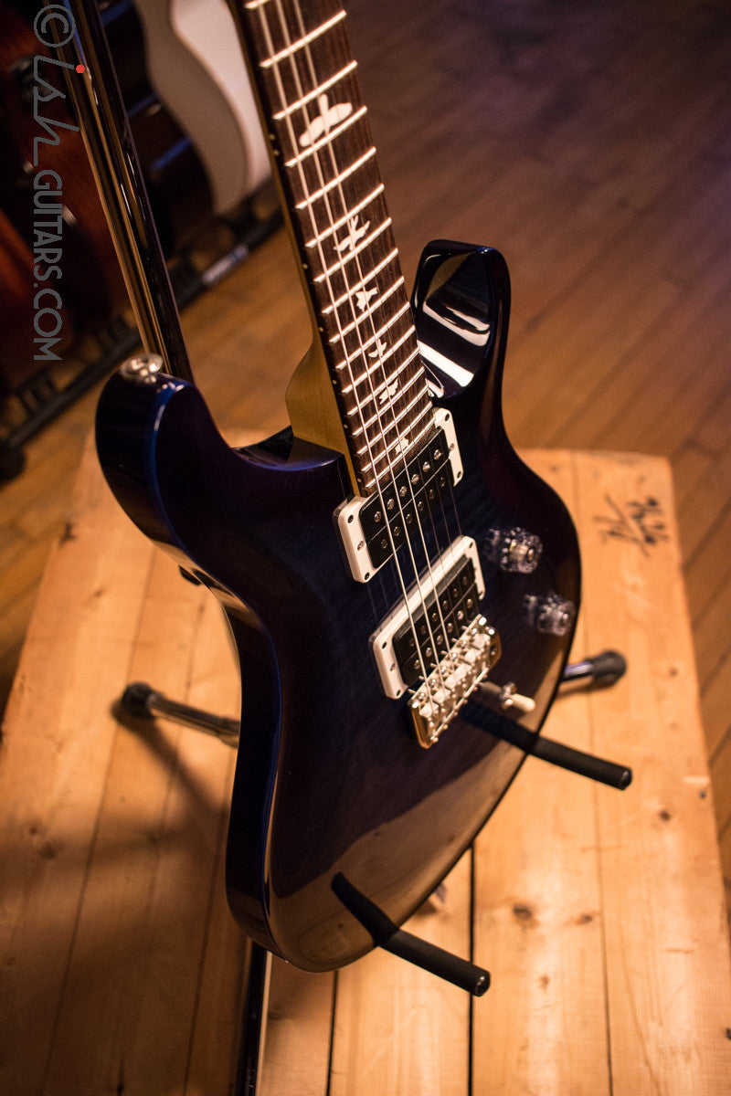 Paul Reed Smith PRS CE Custom Color Whale Blue Smokeburst with Blue Binding