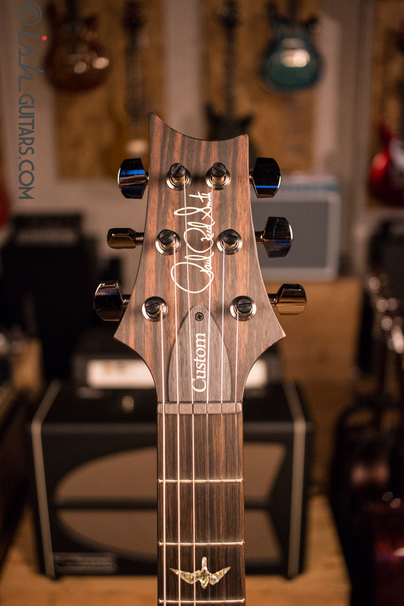 Paul Reed Smith PRS Custom 24 Semi-Hollow Wood Library Quilt Top Aquableux