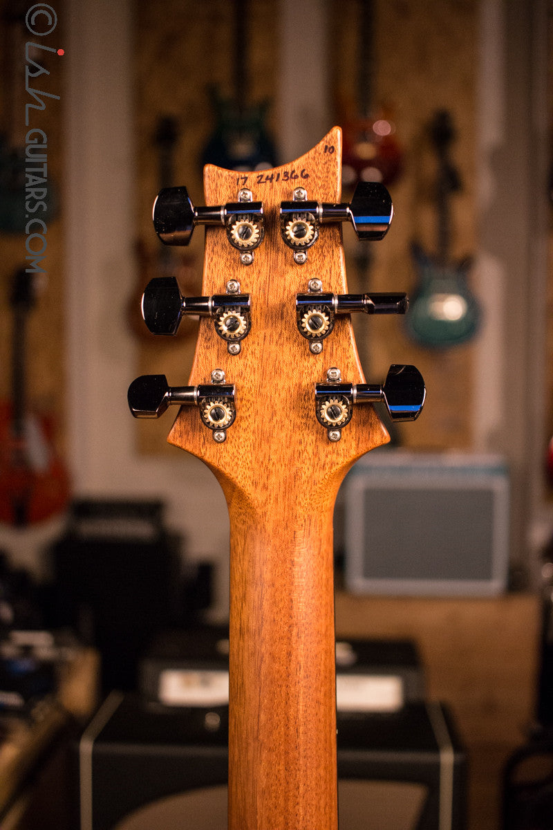 Paul Reed Smith PRS Custom 24 Semi-Hollow Wood Library Quilt Top Aquableux
