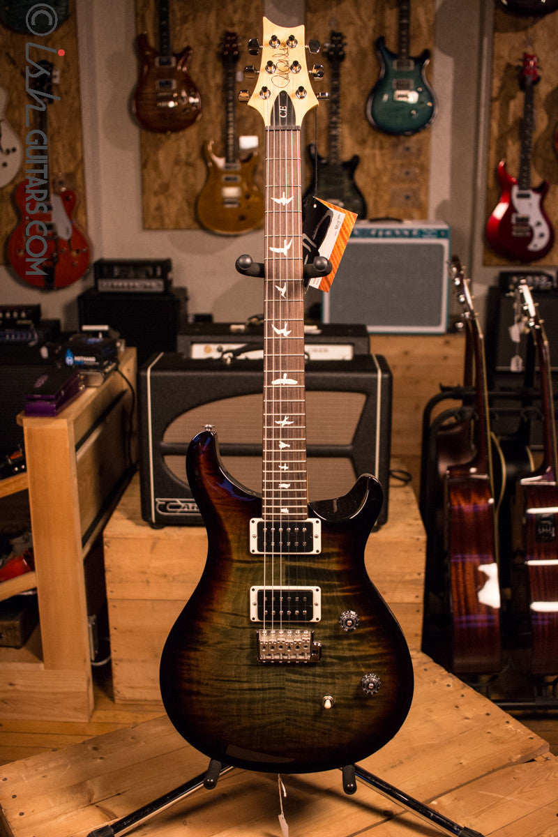 Paul Reed Smith PRS CE24 Custom Color Trampas Green Tobacco Burst Electric Guitar