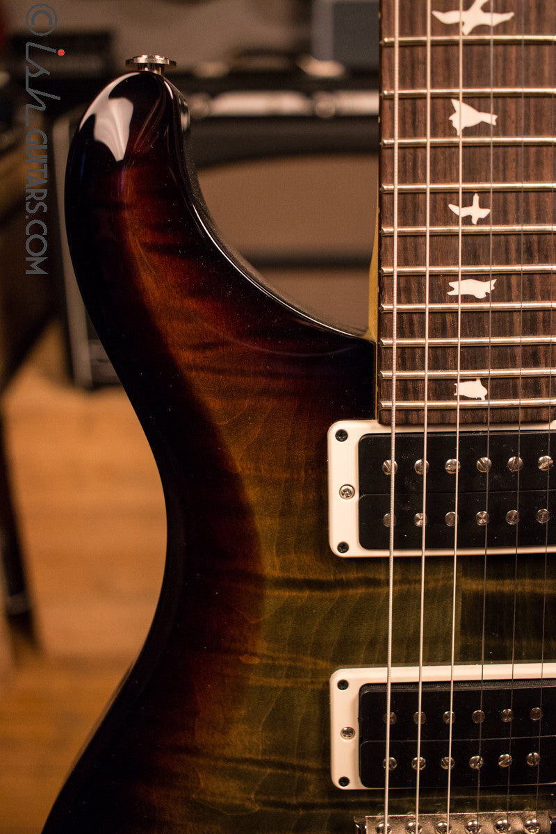 Paul Reed Smith PRS CE24 Custom Color Trampas Green Tobacco Burst Electric Guitar