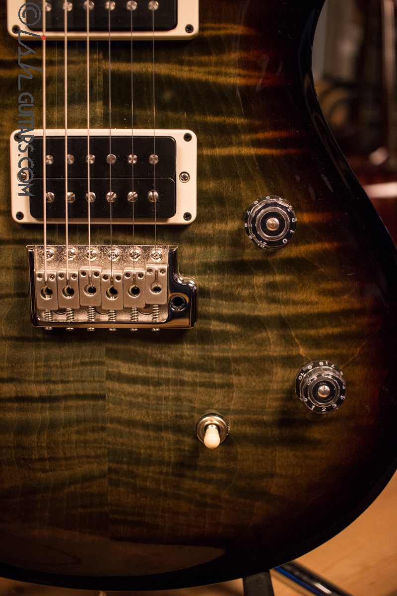 Paul Reed Smith PRS CE24 Custom Color Trampas Green Tobacco Burst Electric Guitar