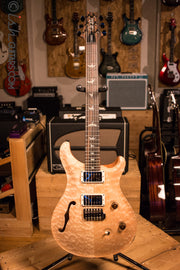 Paul Reed Smith PRS Custom 24 Semi-Hollow Wood Library Quilt Top Natural