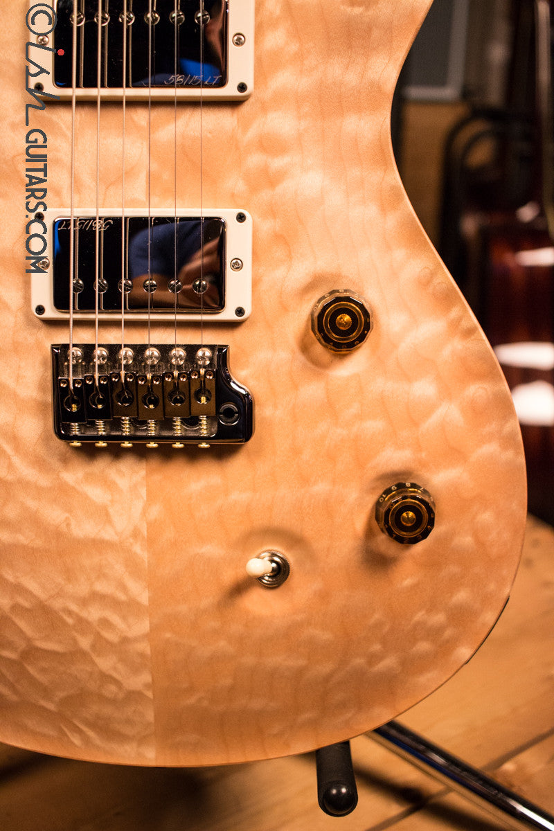 Paul Reed Smith PRS Custom 24 Semi-Hollow Wood Library Quilt Top Natural