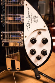 Rickenbacker 355 John Lennon Signature JL 355/12 String 325 Electric Guitar Black 1991