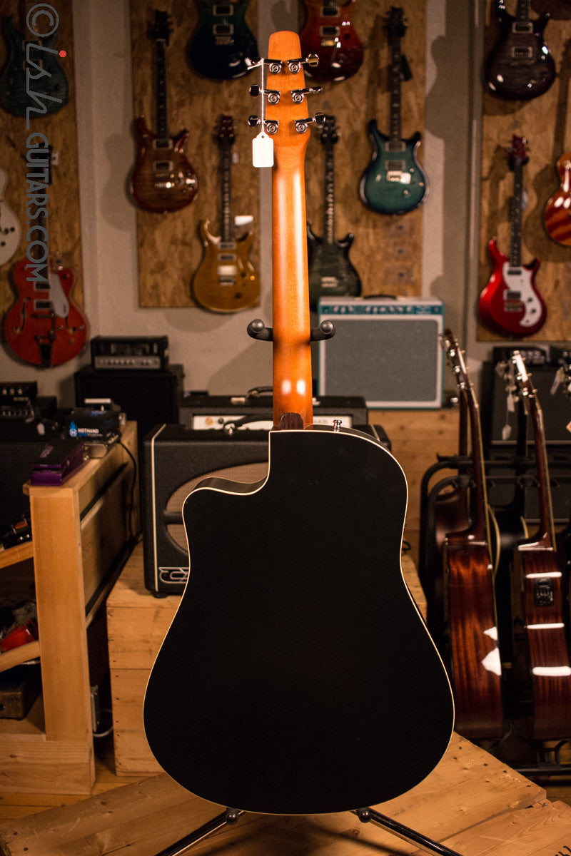 Seagull Entourage CW Black GT QI Acoustic Electric Guitar