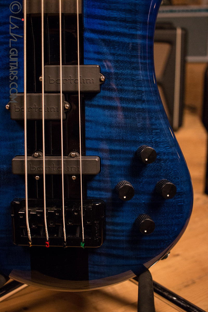 Spector Euro 4LX 40th Anniversary Blue 1 of 12 Limited Edition Bartolini Ebony
