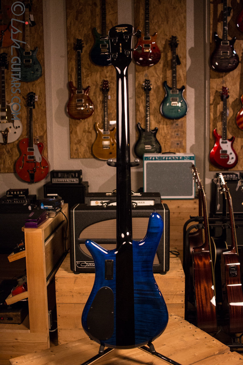 Spector Euro 4LX 40th Anniversary Blue 1 of 12 Limited Edition Bartolini Ebony