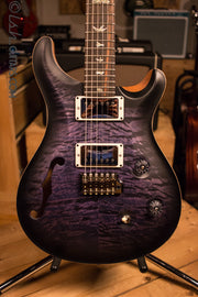 Paul Reed Smith PRS Custom 24 Semi-Hollow Wood Library Ish Guitars Exclusive Purple Mist