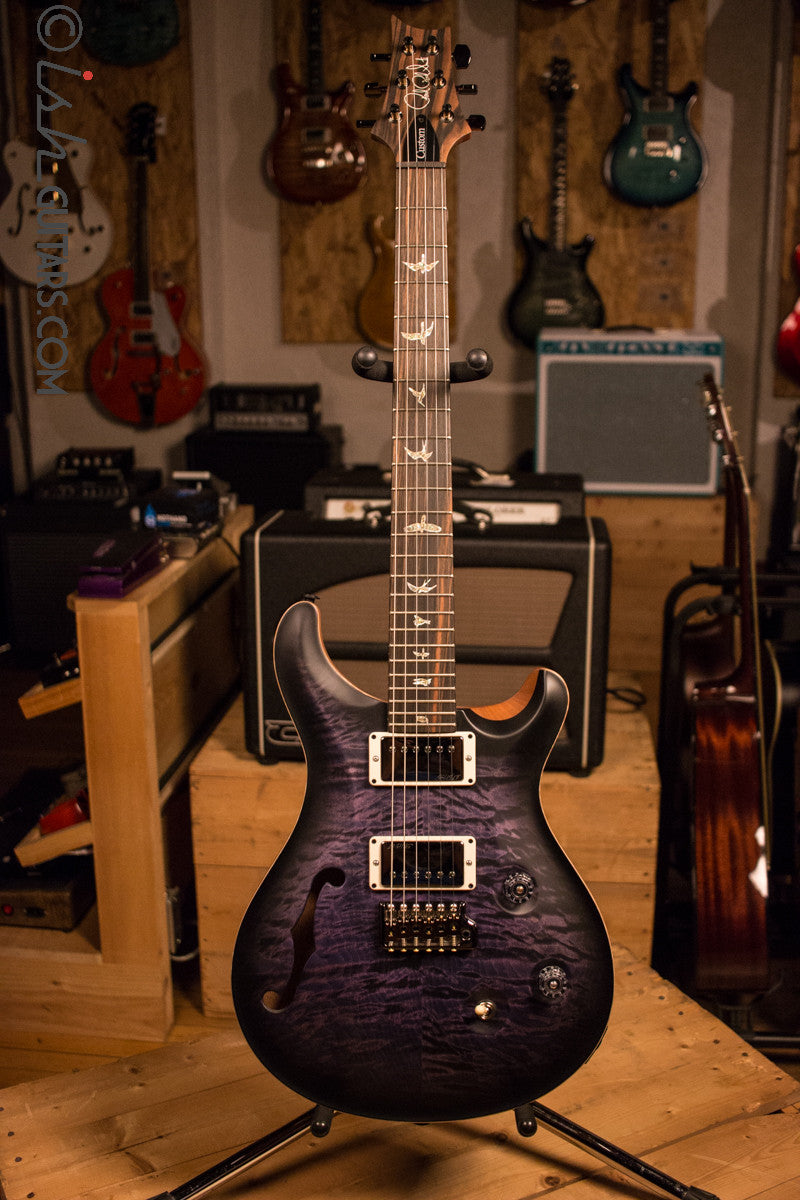 Paul Reed Smith PRS Custom 24 Semi-Hollow Wood Library Ish Guitars Exclusive Purple Mist