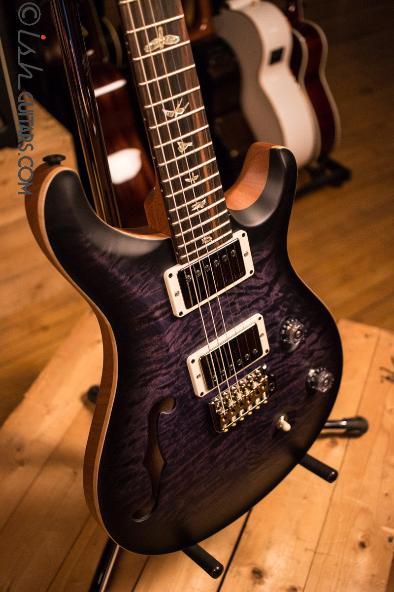 Paul Reed Smith PRS Custom 24 Semi-Hollow Wood Library Ish Guitars Exclusive Purple Mist