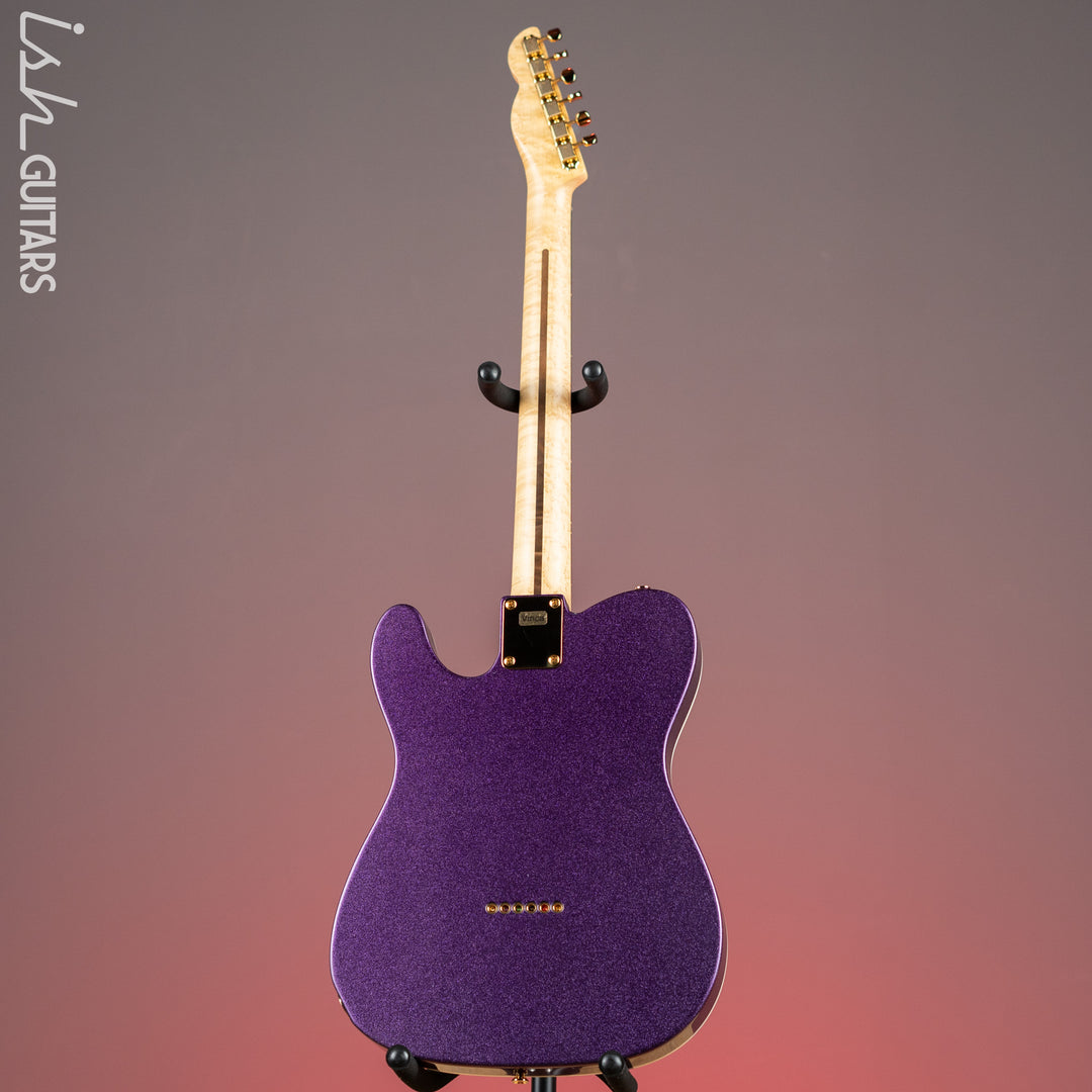 LSL Bad Bone 190 T-Style Electric Guitar Purple Sparkle