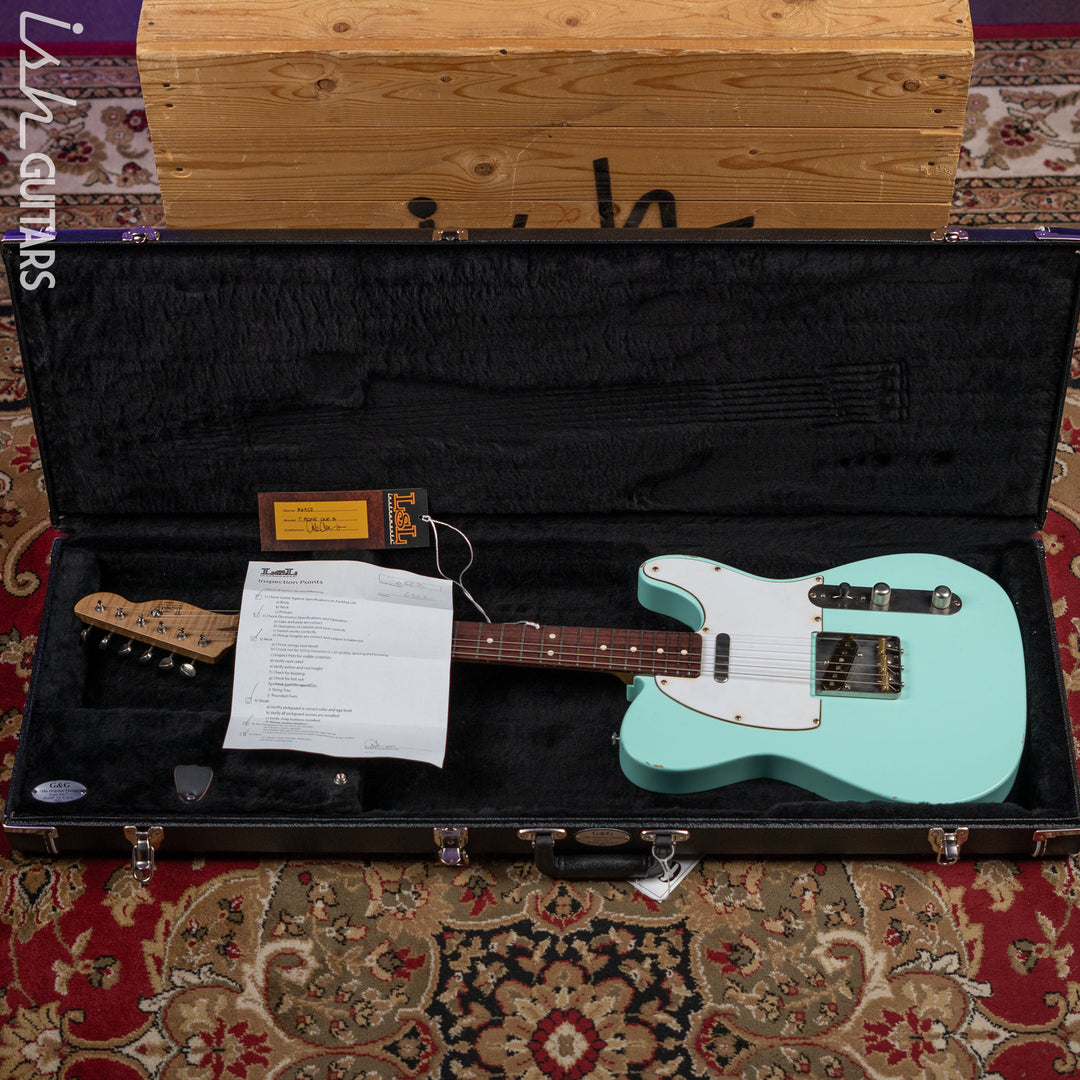 LSL T-Bone One B Electric Guitar Seafoam Green Aged
