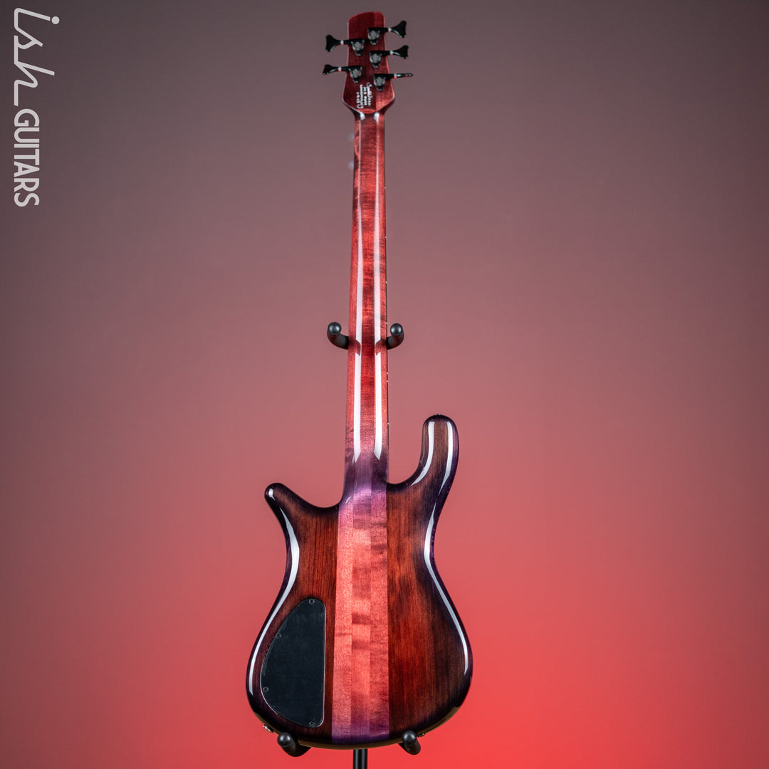 Spector NS-5 5-String Bass USA Black Cherry Purple Burst High Gloss