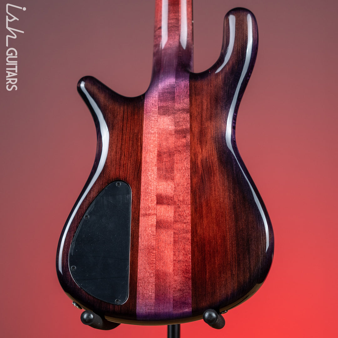 Spector NS-5 5-String Bass USA Black Cherry Purple Burst High Gloss