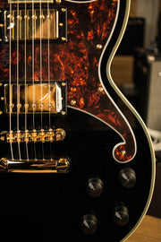 D'Angelico Deluxe Atlantic Electric Guitar Black