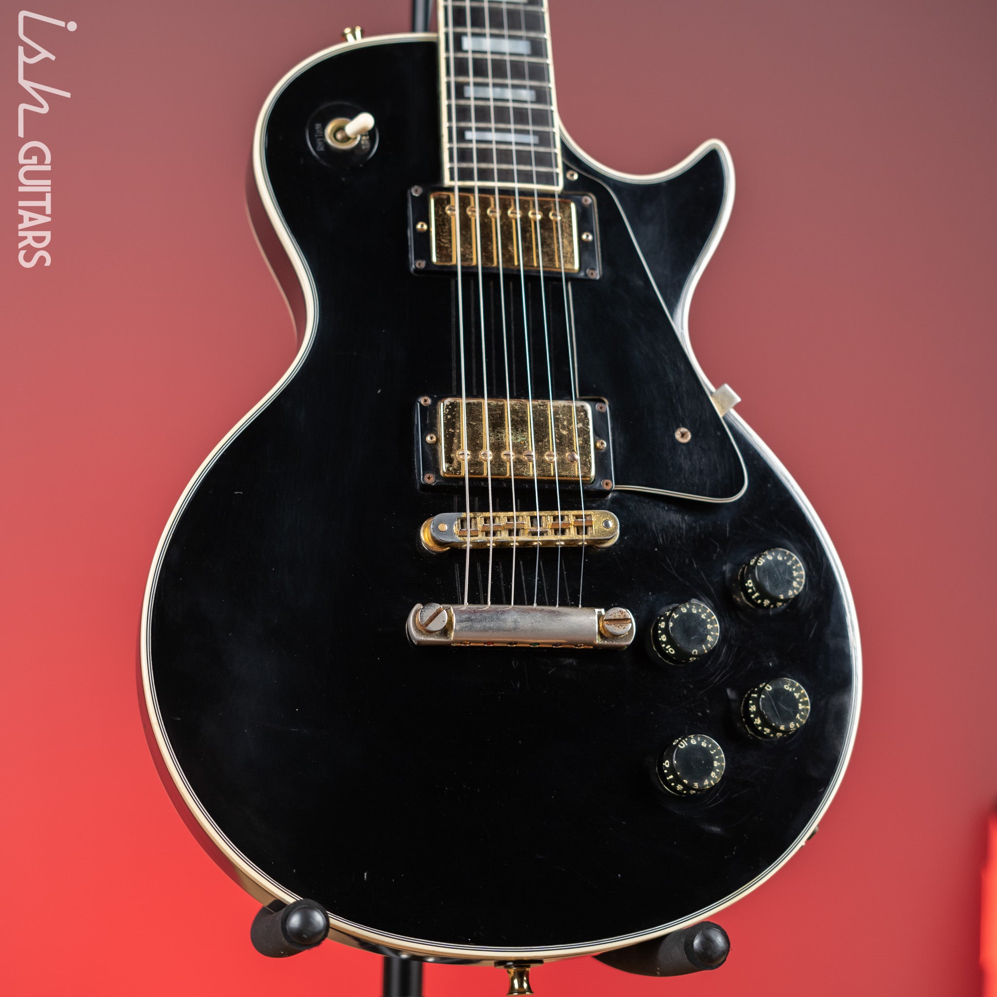 1979 Gibson Les Paul Custom Black – Ish Guitars