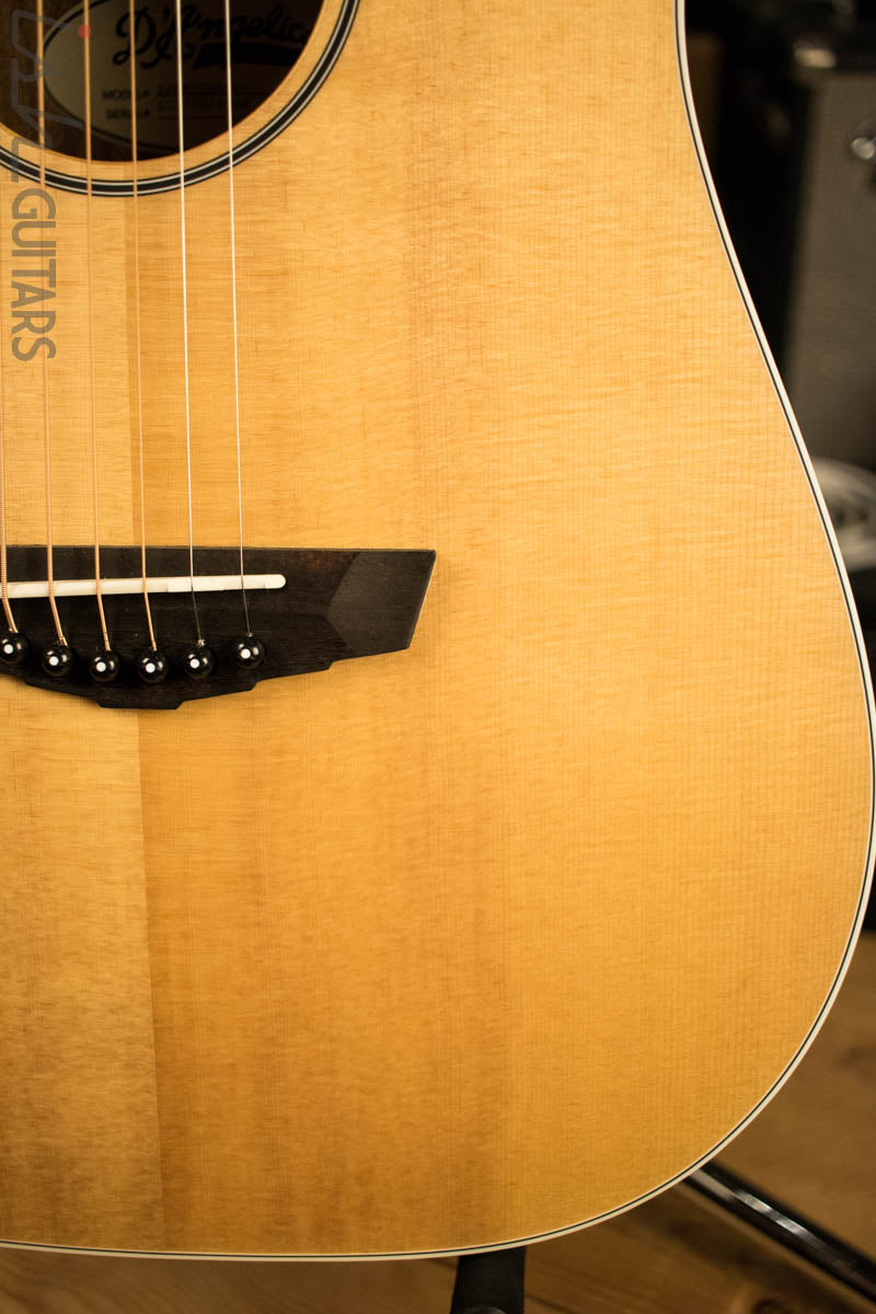 D’Angelico Premier Niagara Acoustic Guitar Spruce Top Natural Finish