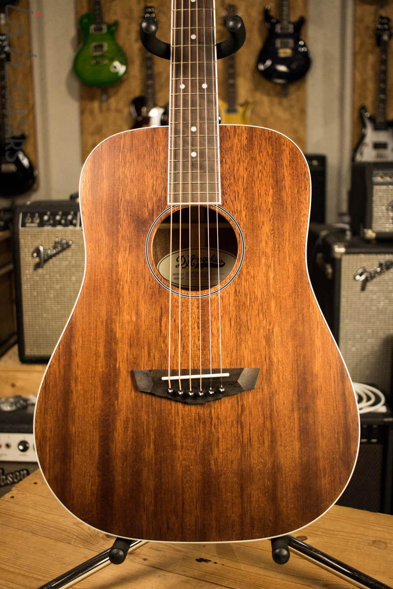 D’Angelico Premier Niagara Acoustic Guitar Natural Mahogany Finish