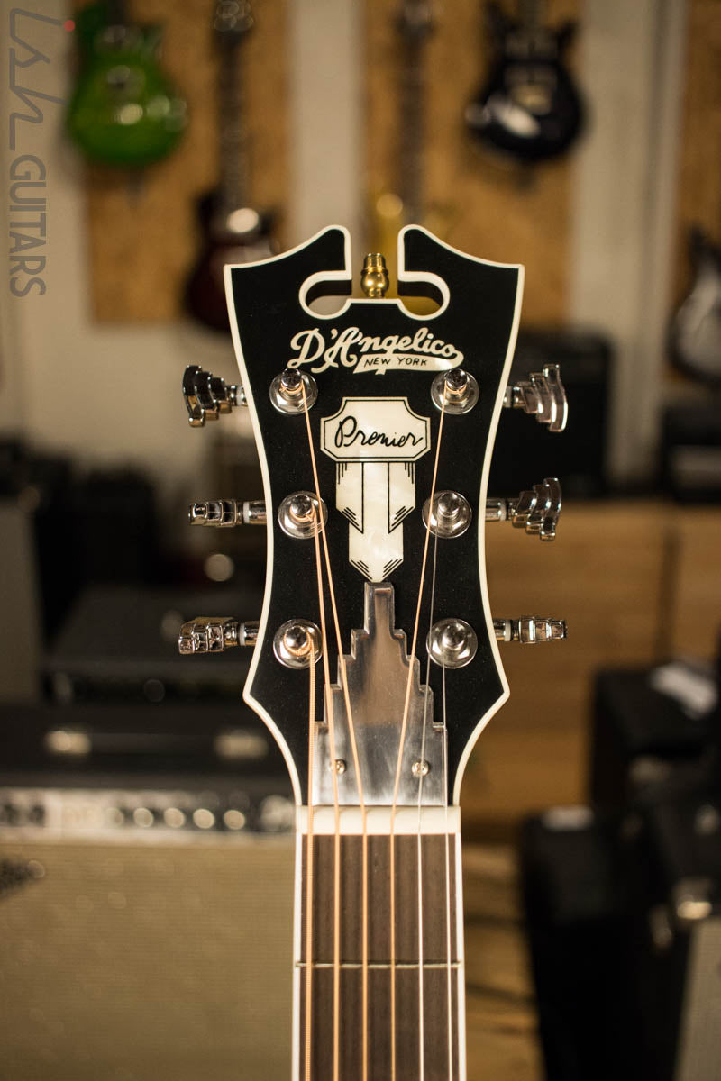 D’Angelico Premier Niagara Acoustic Guitar Natural Mahogany Finish