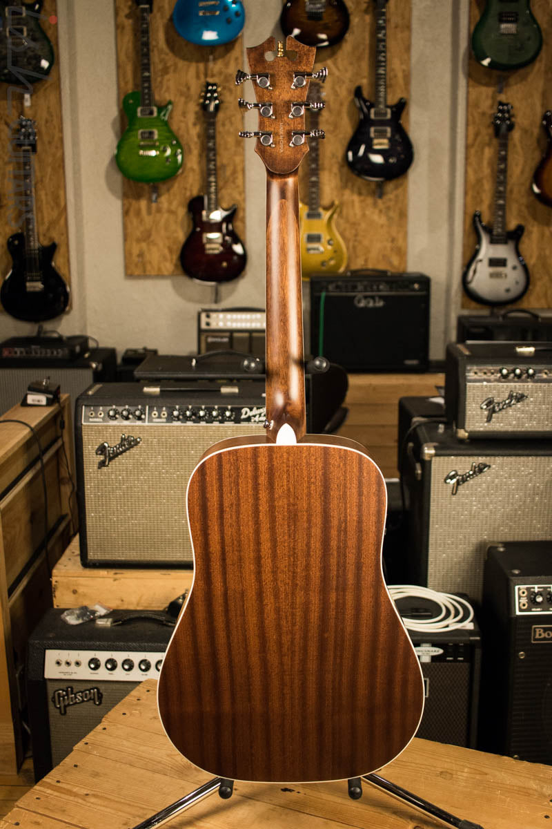 D’Angelico Premier Niagara Acoustic Guitar Natural Mahogany Finish