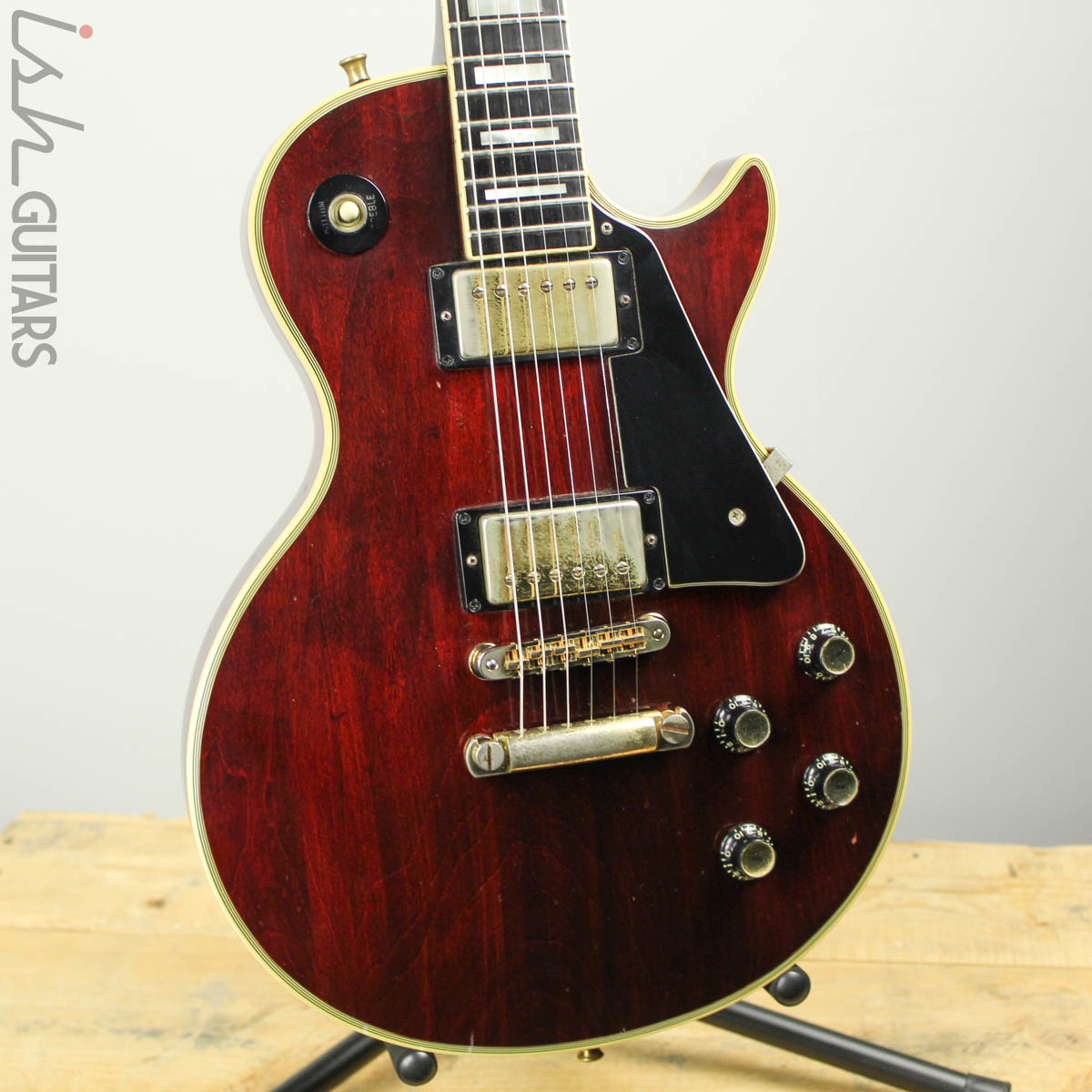 1978 Gibson Les Paul Custom Wine Red w/OHSC – Ish Guitars
