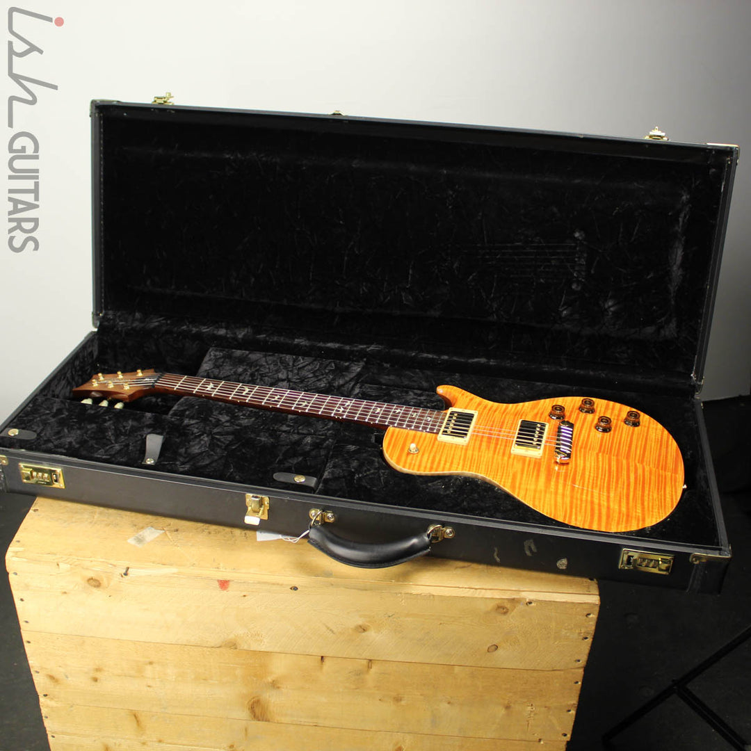 2007 Paul Reed Smith PRS 20th Anniversary Artist SC Flamed Amber Top Brazilian Board
