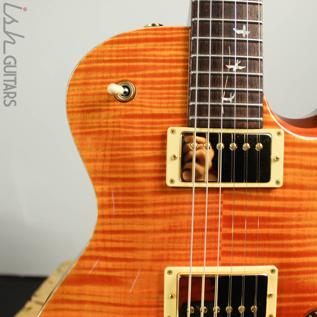 2007 Paul Reed Smith PRS 20th Anniversary Artist SC Flamed Amber Top Brazilian Board