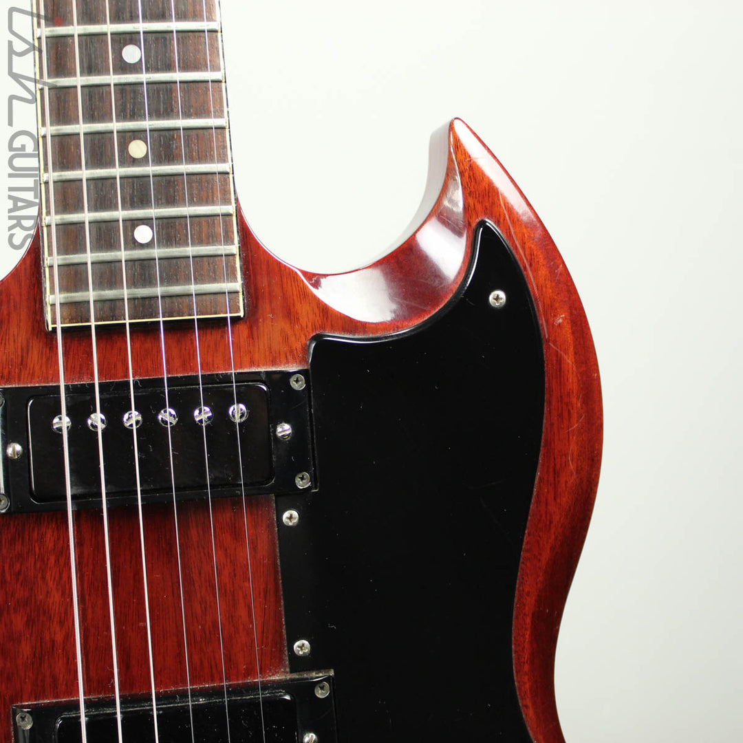 1972 Gibson SG Deluxe Cherry w/ OHSC (DEMO VIDEO)