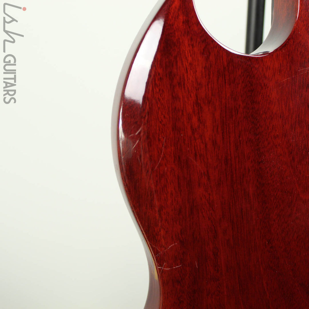 1972 Gibson SG Deluxe Cherry w/ OHSC (DEMO VIDEO)