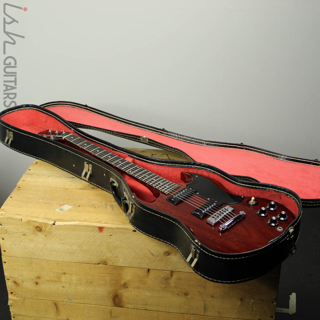 1972 Gibson SG Deluxe Cherry w/ OHSC (DEMO VIDEO)