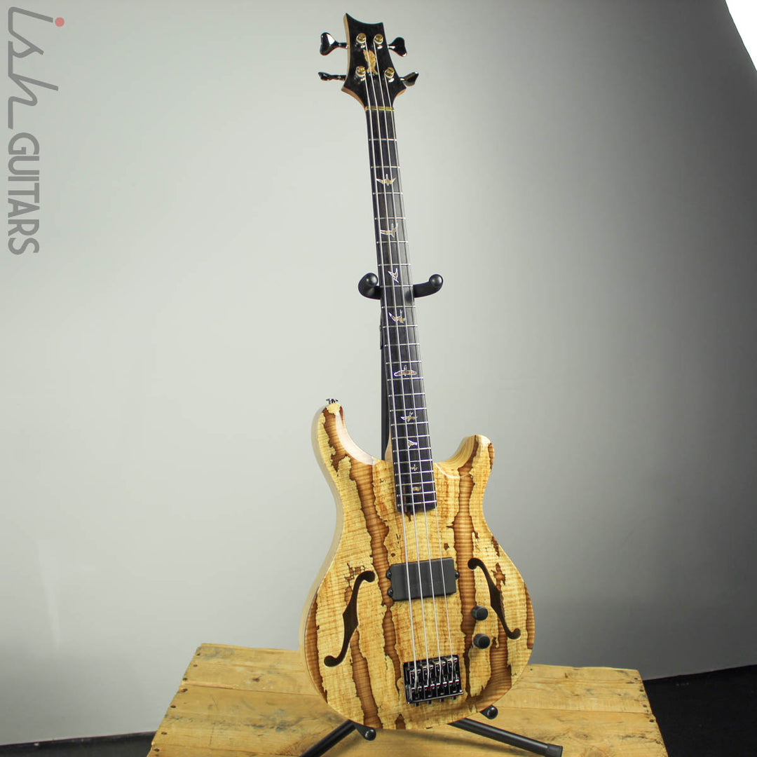 2018 PRS Private Stock Short Scale Hollowbody Bass Spalted Maple