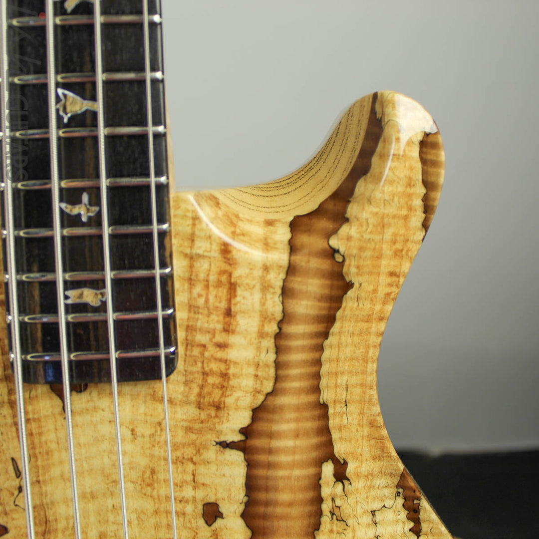 2018 PRS Private Stock Short Scale Hollowbody Bass Spalted Maple