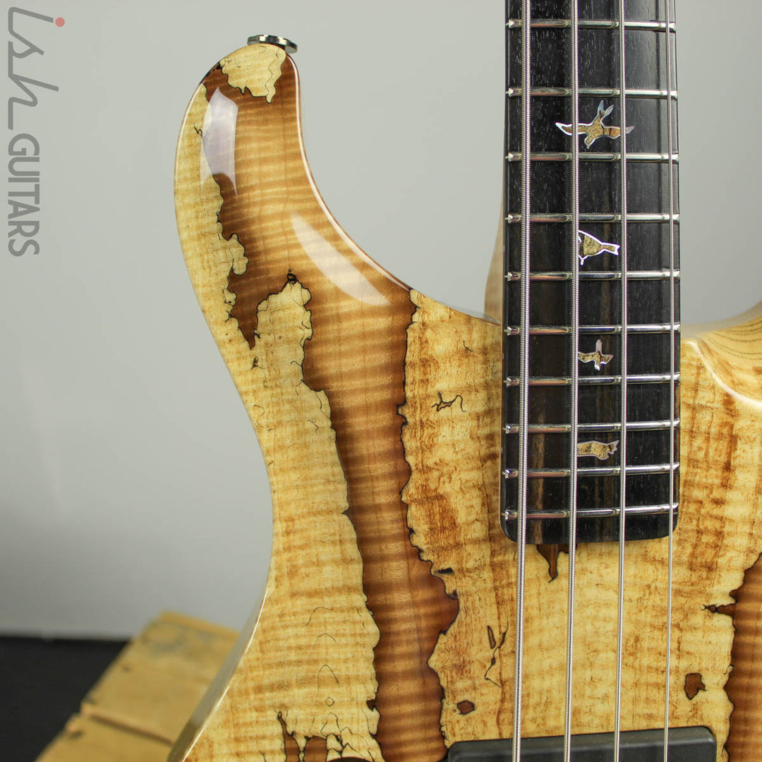 2018 PRS Private Stock Short Scale Hollowbody Bass Spalted Maple
