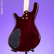 2010s Spector Legend Classic 4-String Bass Black Cherry High Gloss