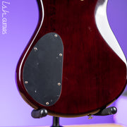 2010s Spector Legend Classic 4-String Bass Black Cherry High Gloss