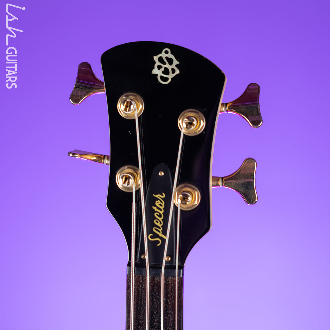 2010s Spector Legend Classic 4-String Bass Black Cherry High Gloss