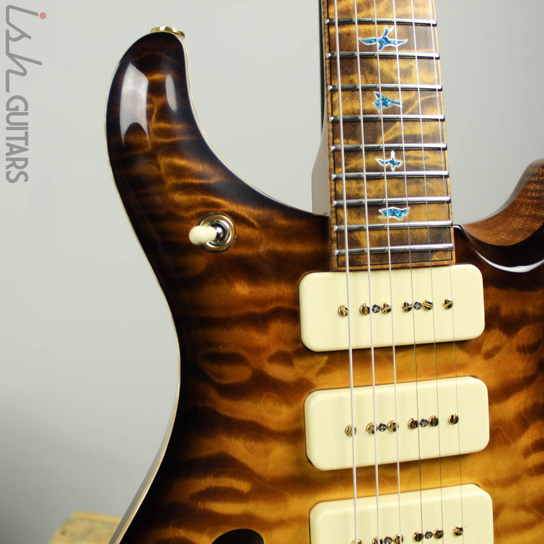 2019 PRS Private Stock McCarty 594 Semi-Hollow P90 McCarty Glow Smoked Burst