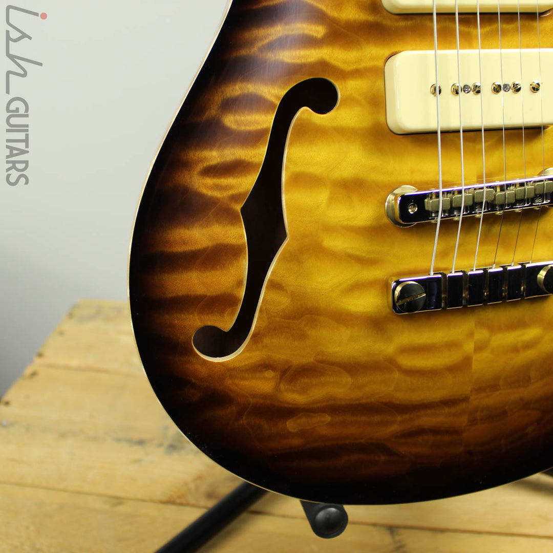 2019 PRS Private Stock McCarty 594 Semi-Hollow P90 McCarty Glow Smoked Burst