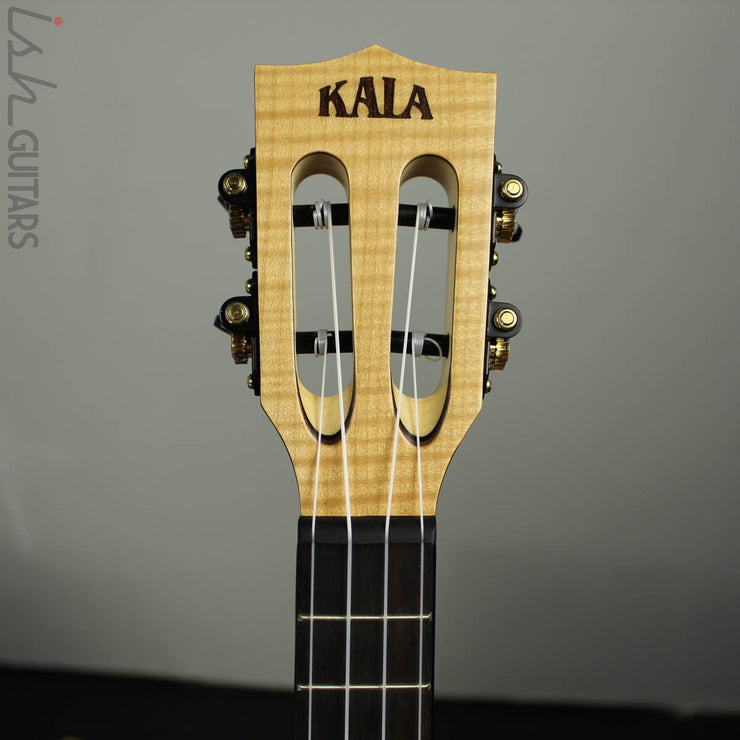 Kala KA-ASFM-C-C Solid Flame Maple Concert Cutaway