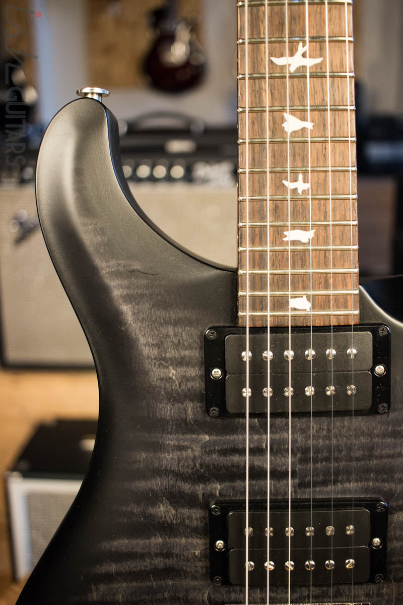 Paul Reed Smith PRS CE24 Satin Custom Color Satin Grey Black Electric Guitar