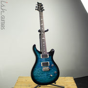 2018 Paul Reed Smith PRS CE24 Matteo Blue Smokewrap Burst Painted Satin Neck Quilted Top