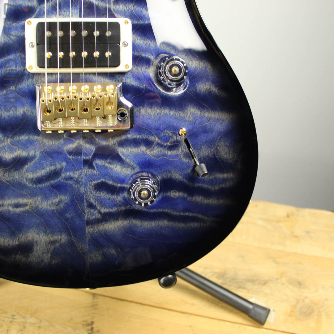 2018 Paul Reed Smith Custom 24 Quilted Maple 10 Top River Blue Smokewrap Burst