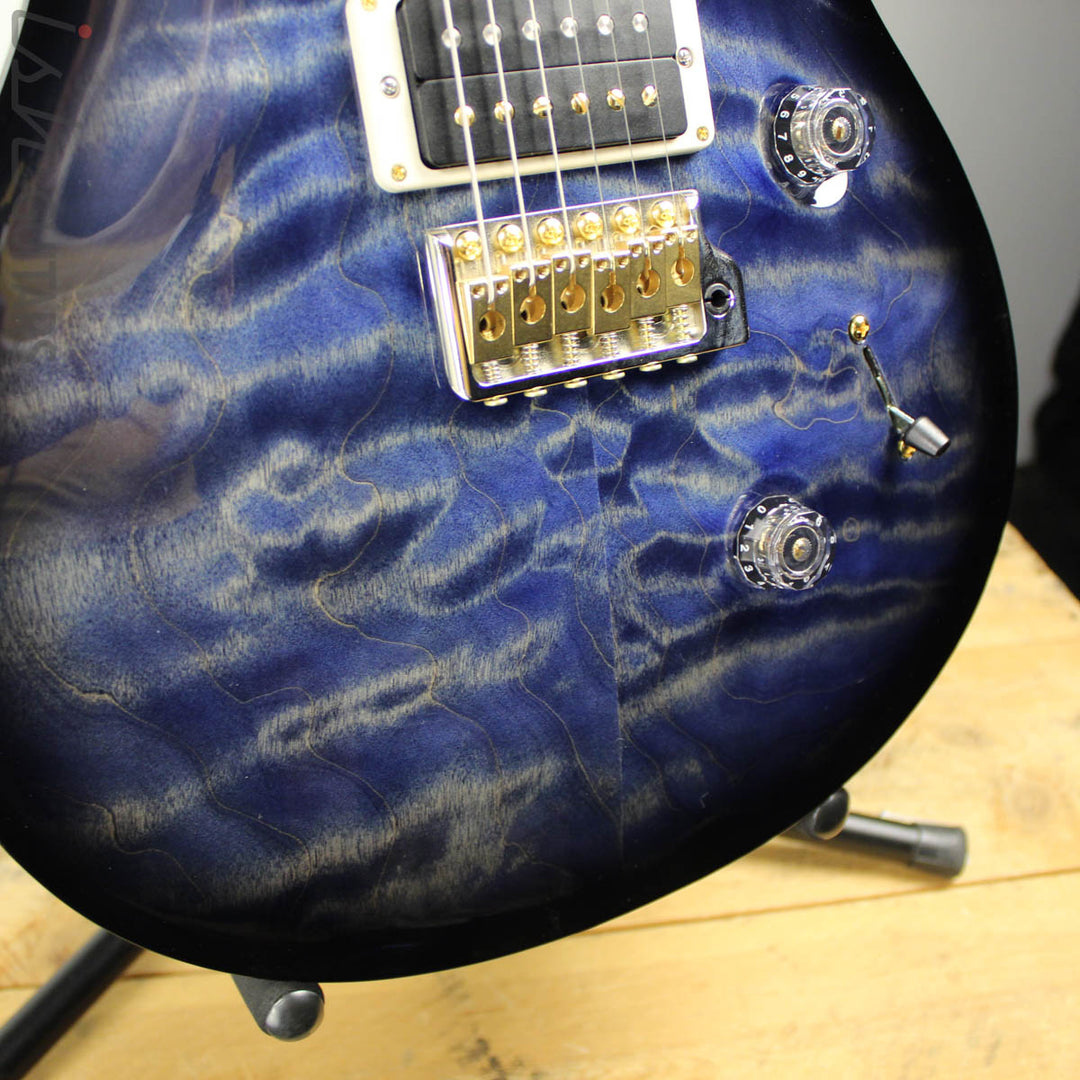 2018 Paul Reed Smith Custom 24 Quilted Maple 10 Top River Blue Smokewrap Burst