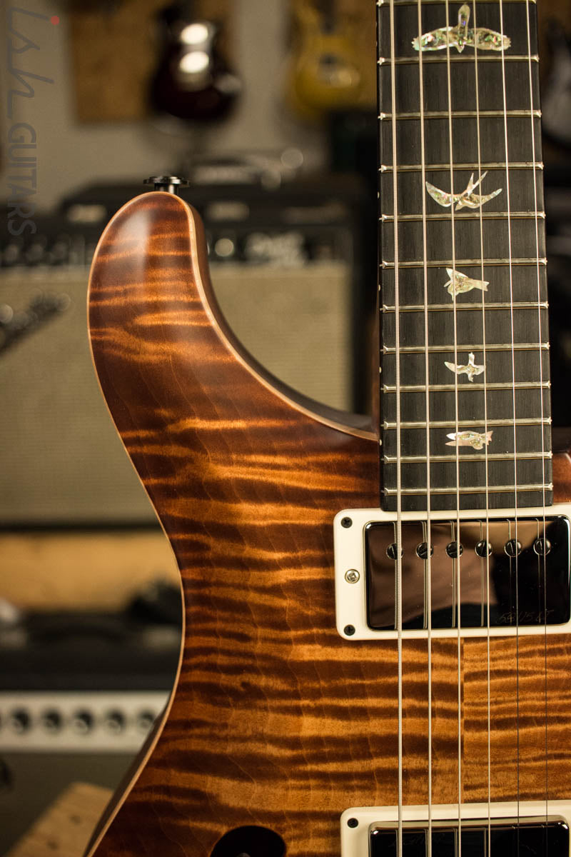 Paul Reed Smith Wood Library Hollowbody 1 Ebony Fretboard Copperhead Burst