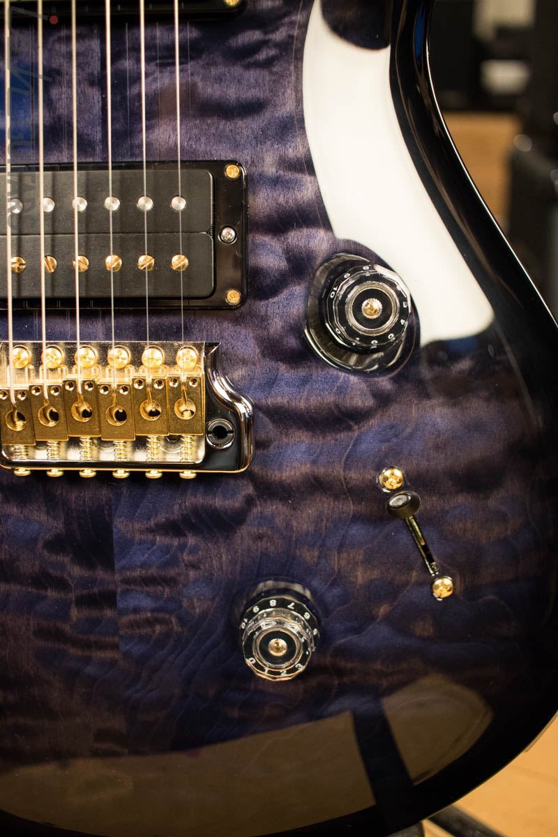 PRS Custom 24 Quilt 10 Top Custom Color Faded Purple Burst Ebony