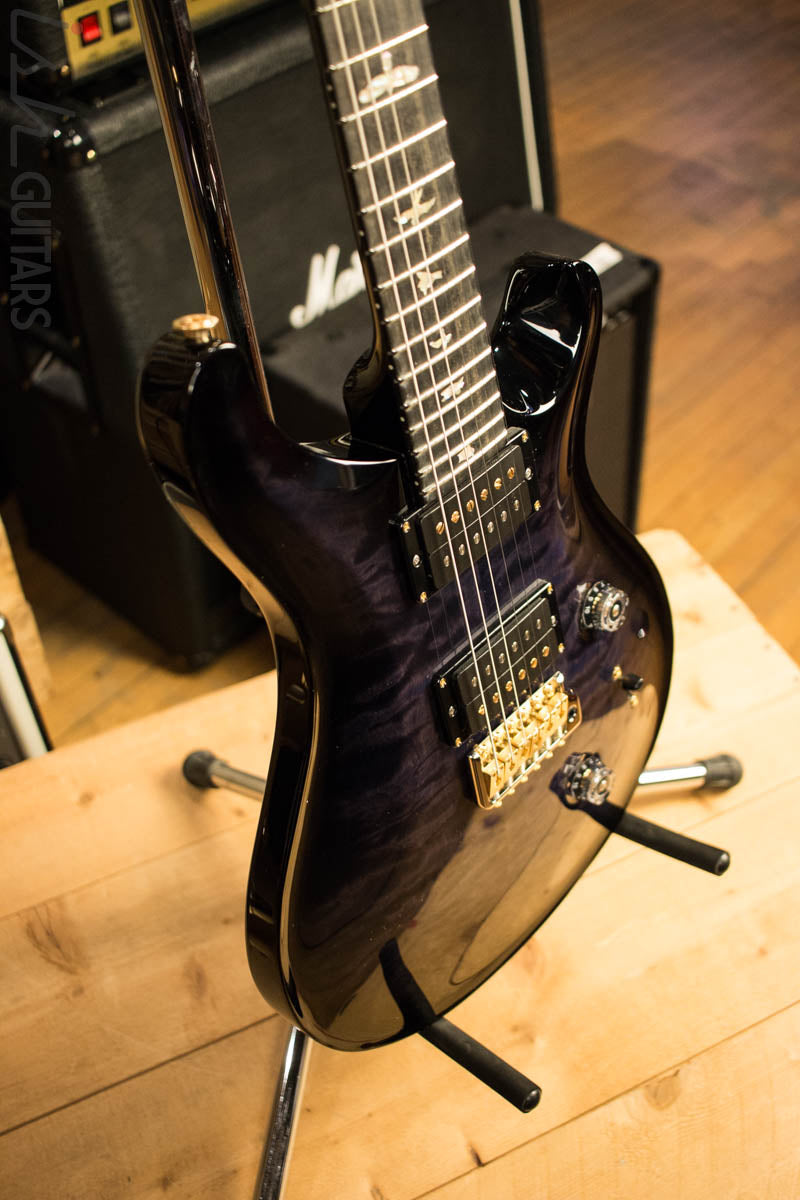 PRS Custom 24 Quilt 10 Top Custom Color Faded Purple Burst Ebony